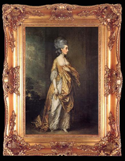 framed  Thomas Gainsborough Mrs.Grace Dalrymply Elliott, Ta009